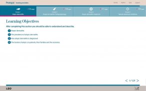 LEO Pharma training modules screenshot 1