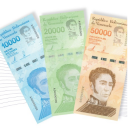 Bolívar Soberano Nuevo Cono 2019 3D billetes Icon