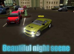 Nacht Autos City Parking 3D screenshot 5