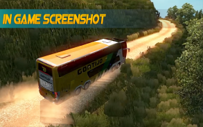 bus simulator bus bukit mengemudi permainan screenshot 0