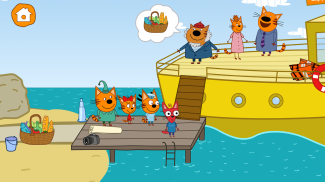 Kid-E-Cats Sea Adventure! Kitty Cat Games for Kids screenshot 1