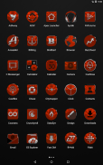 Red Orange Icon Pack screenshot 12