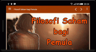 Filosofi Saham bagi Pemula screenshot 0