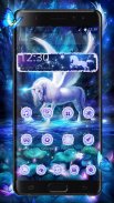 Verträumt Lila Pegasus Thema screenshot 1