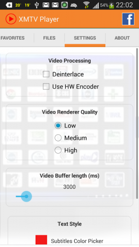 XMTV Player screenshot 1
