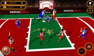 कट्टर स्टार बास्केटबॉल उन्माद: रियल डंक मास्टर screenshot 1