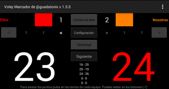 Voley Marcador screenshot 0