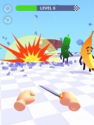 Hit Tomato 3D: Mestre de facas screenshot 3