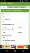 NPS Calculator - Best in India screenshot 1