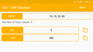 GCF - LCM Calculator screenshot 6