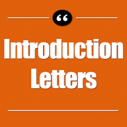 Introduction Letters screenshot 2