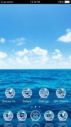 Blue Water Theme C Launcher screenshot 2