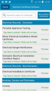 Electrical Cert Software screenshot 1