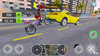 BMX Cycle Games - Taxi Games screenshot 0