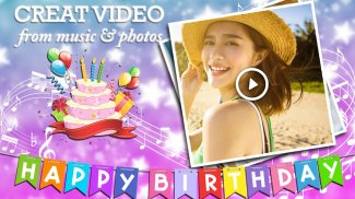 Birthday Photo Video Maker screenshot 4