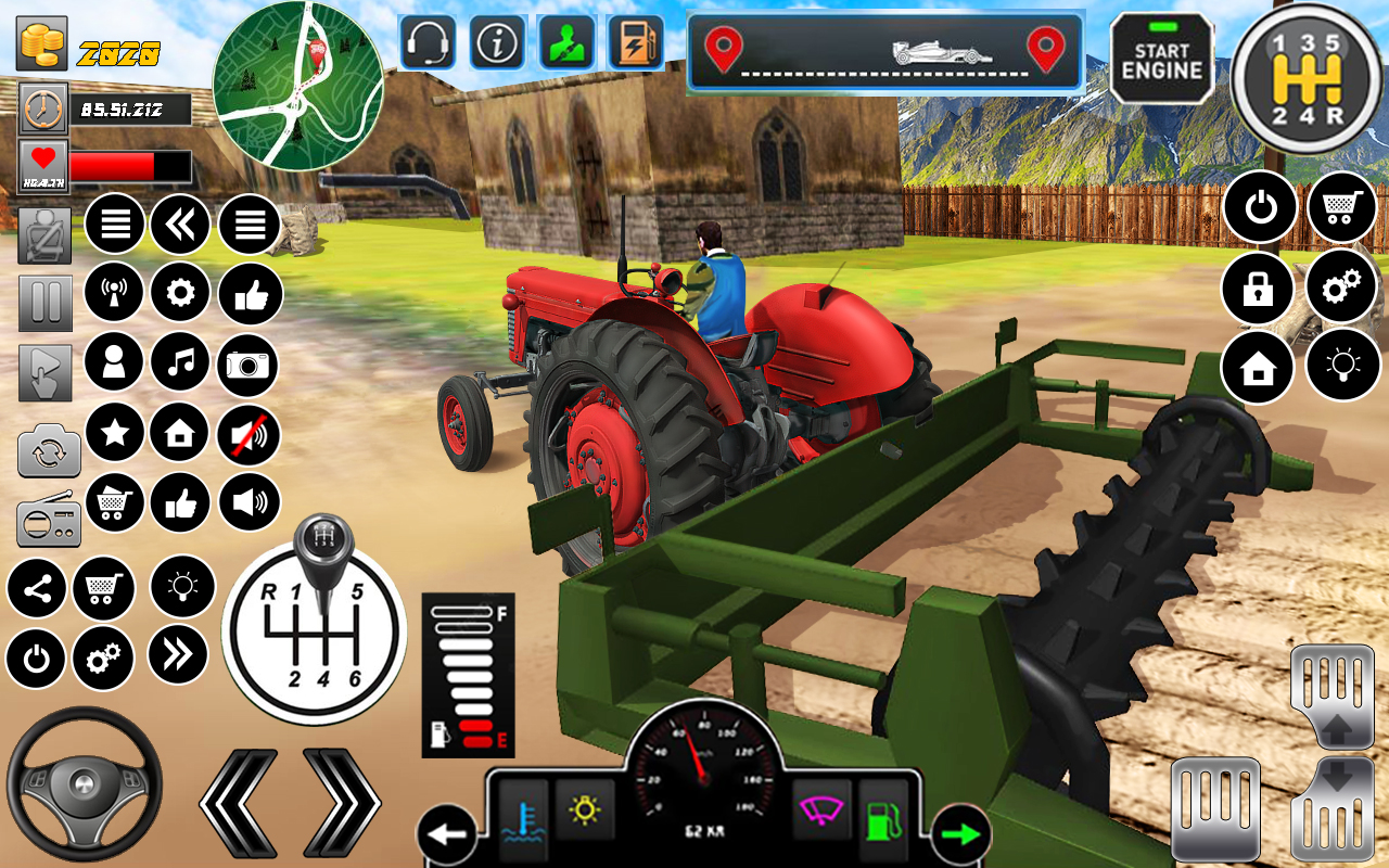 Jogos de agricultura de trator nos EUA 3d versão móvel andróide