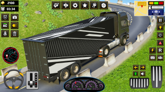 ยูโร ผู้ขนส่ง รถบรรทุก เกม screenshot 2