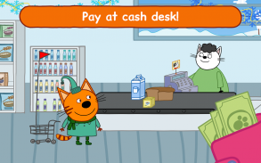Kid-E-Cats: 婴儿购物游戏! 小猫杂货店物语 & 动物游戏! 小孩游戏 - 超市经营 screenshot 10