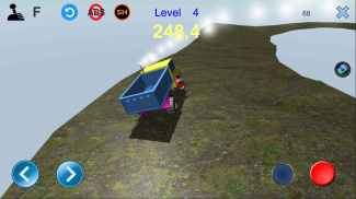 Hill climb truck - racing car. screenshot 7