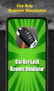 Controle remoto com chave de bloqueio do carro screenshot 3