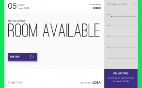 UMA Book - Meeting Room Display screenshot 0