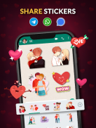 Love Stickers: emoji love app screenshot 3