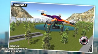 Simulador unidad Quadrocopter screenshot 1