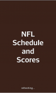 VS. 2024 NFL Schedule & Scores screenshot 0