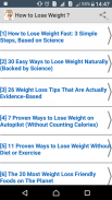 Effective Weight Loss Tips screenshot 0