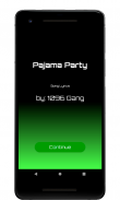 Pajama Party Song Lyrics screenshot 2