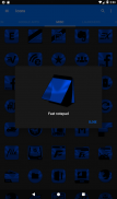 Blue and Black Icon Pack Free screenshot 16