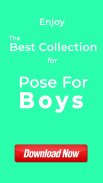 Pose for Boys Photography for Male Photos 2021 screenshot 1