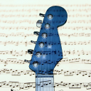 Notas Musicais na guitarra Icon