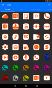 Inverted White and Orange Icon Pack Free screenshot 20