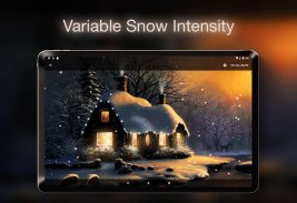 Schnee animierte Hintergrund screenshot 1
