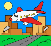 Coloring pages for children : transport screenshot 1