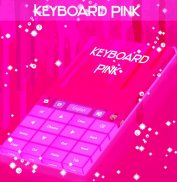 Pink Keyboard GO Theme screenshot 4