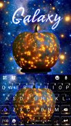 Galaxy Jack O Lantern Keyboard Theme screenshot 0