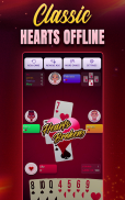 Hearts・Game Kartu Hati Offline screenshot 14