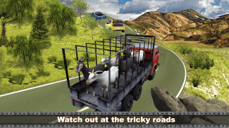 Farm animal transportador Truck Simulator 2017 screenshot 2