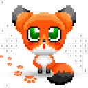 Fox.Color - Color by Number, Coloring Book Sandbox Icon