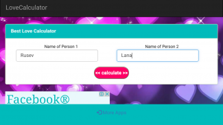 Love Calculator by name screenshot 2
