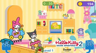 Hello Kitty games - car game screenshot 1
