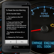 Vehicle Service Reset Oil screenshot 2