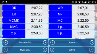 Плавание нормативы, рекорды screenshot 1