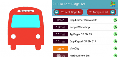 SG Bus / MRT Tracker