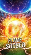 Flame Gold Football Live Wallpaper screenshot 0