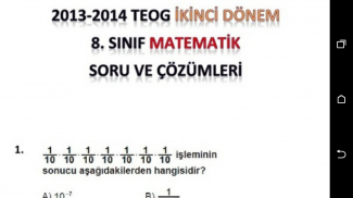 Matematik 8. Sınıf LGS screenshot 11