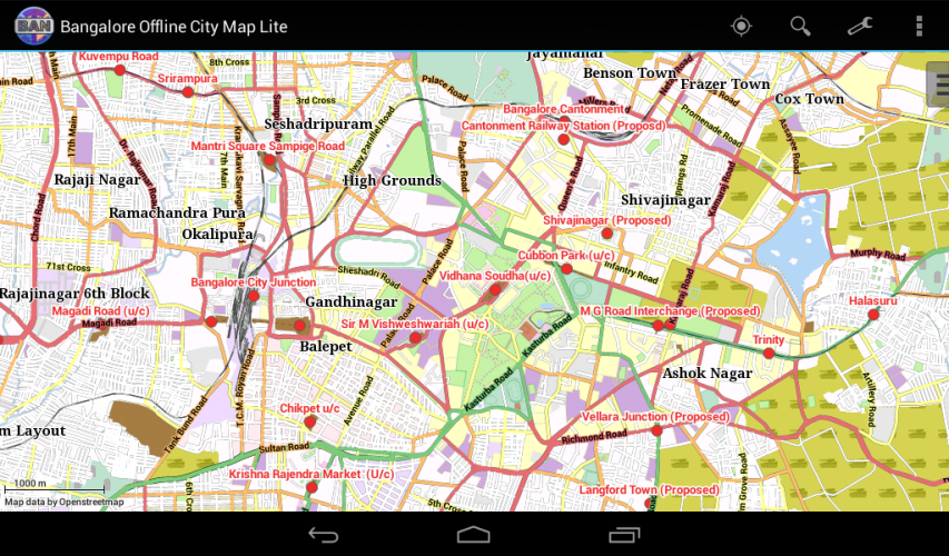 Benson Town Bangalore Map Bangalore Offline City Map 9.0.1 Download Android Apk | Aptoide