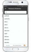 Thesaurus Dictionary: English-Arabic screenshot 1